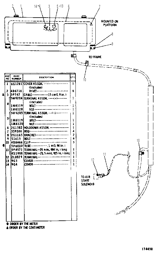 WIRING GP-AIR STARTING 6G3150 CAT
