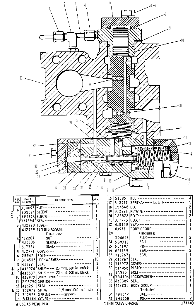 Клапан 4J2280 CAT
