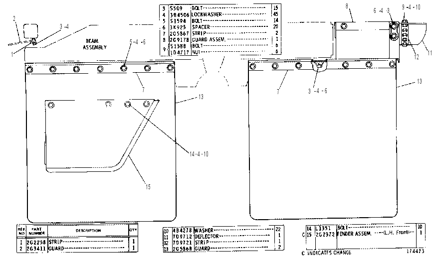 Крыло 2G9530 CAT