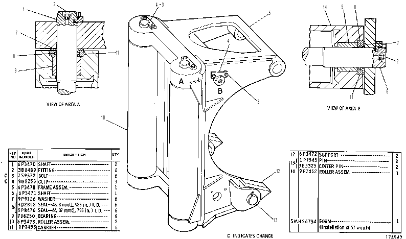 FAIRLEAD GP-WINCH 6P3479 CAT