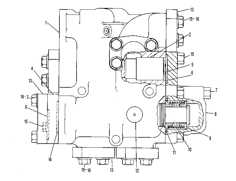 Клапан переключающий 3G1180 CAT