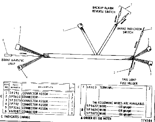 Жгут проводов 4V8177 CAT