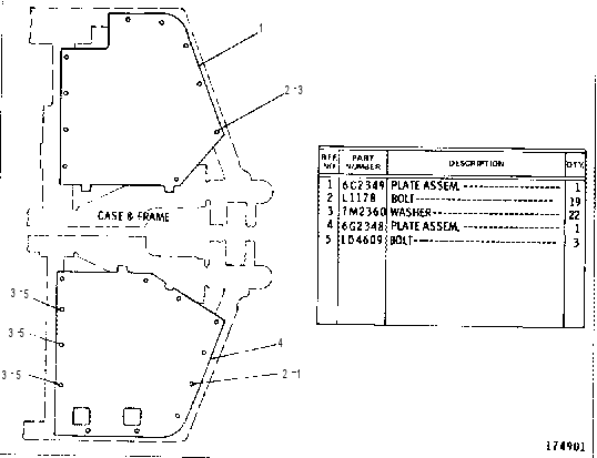 BOTTOM GUARD GROUP 6G2690 CAT