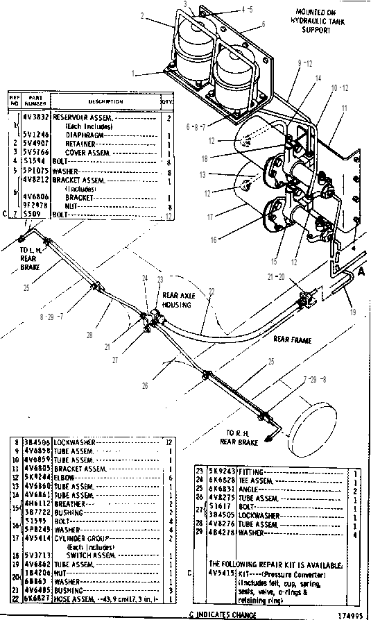 CONTROL GP-BRAKE & AIR 4V6974 CAT