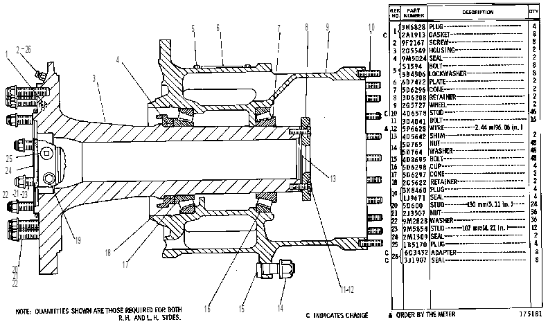Колесо 2G5860 CAT