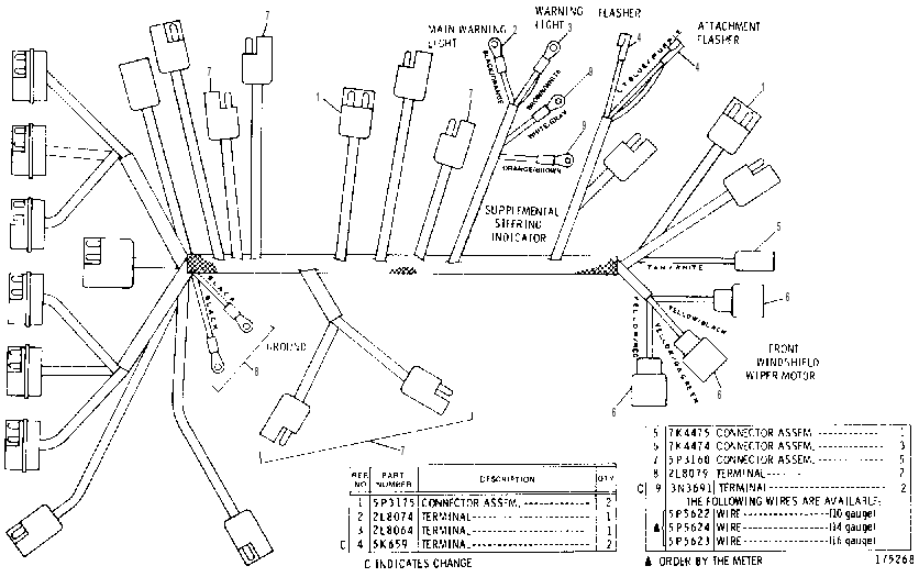 Жгут проводов 4V4848 CAT