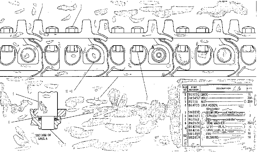 Гусеница 9G5230 CAT