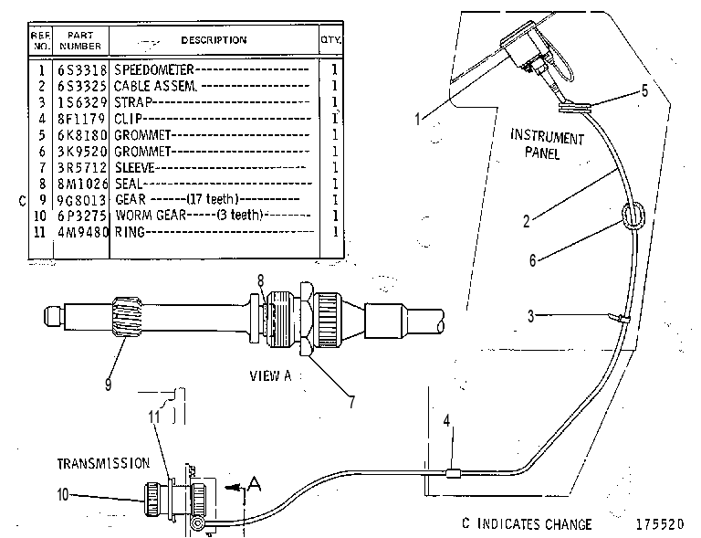 SPEEDOMETER GP 5G2360 CAT