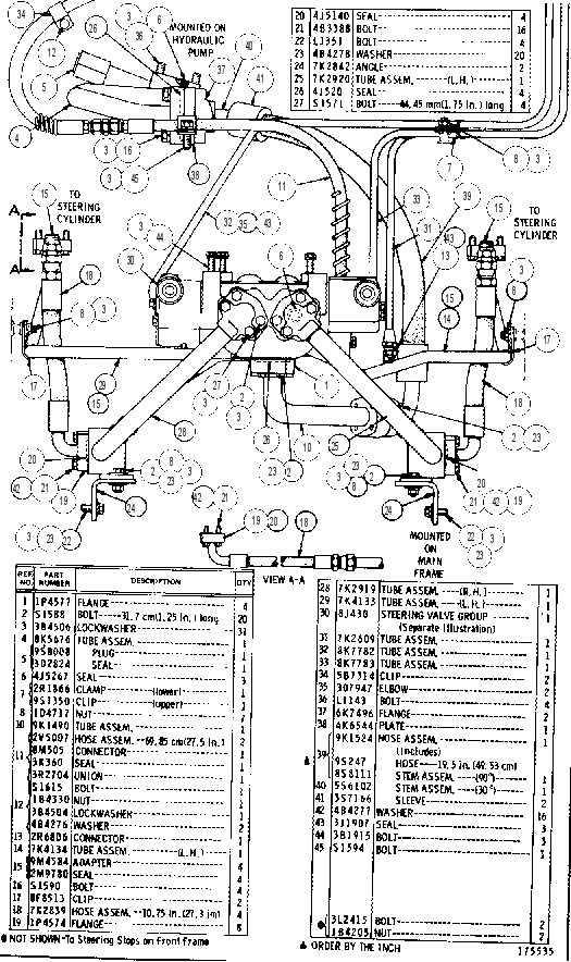 Управление рулевое 4V3496 CAT
