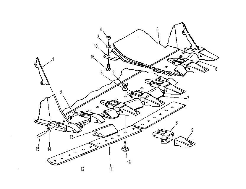 Ковш скальный 5V5386 CAT