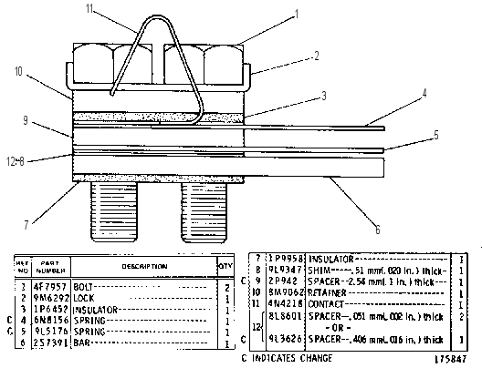 TORQUE SPRING GROUP 6N7934 CAT