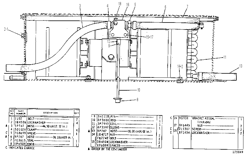 Отопитель кабины 9G3764 CAT