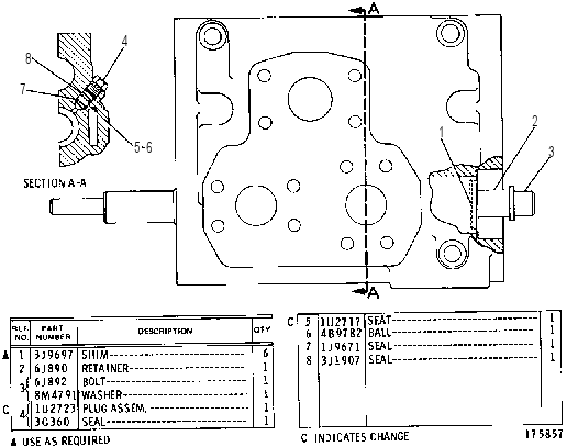 Клапан 3G7557 CAT