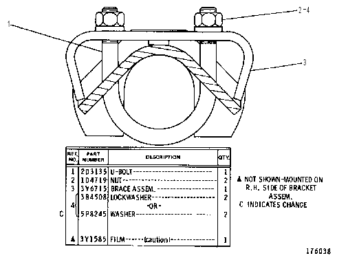 BRACKET GP 3Y6714 CAT
