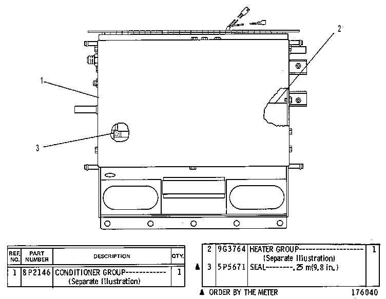 AIR CONDITIONER GROUP 2P5225 CAT