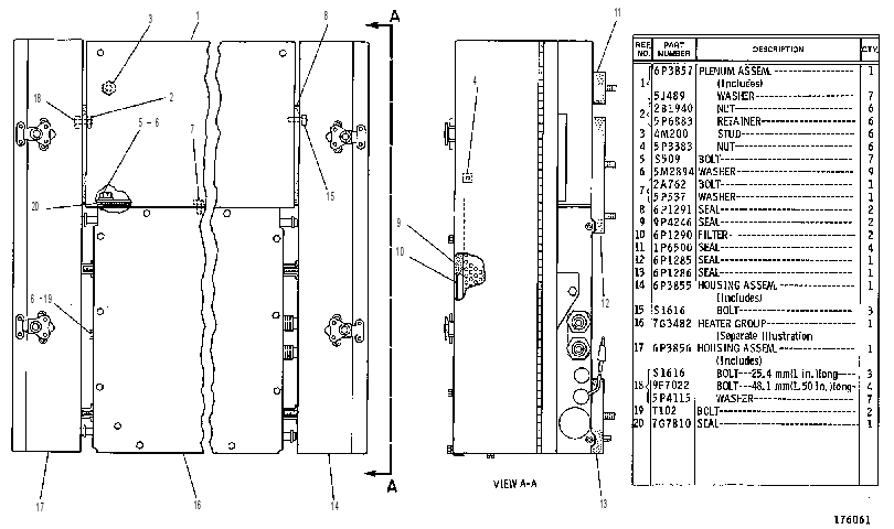 Отопитель 7G4770 CAT