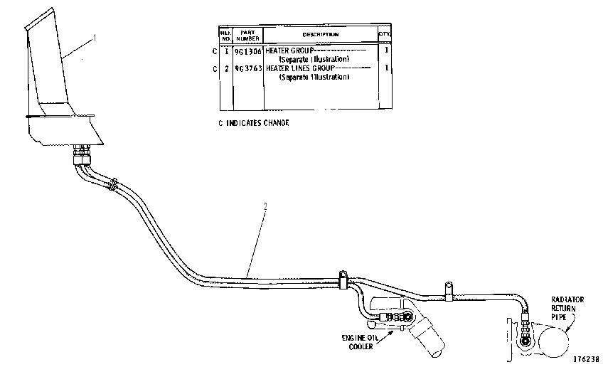 CAB HEATER GROUP 7G0887 CAT
