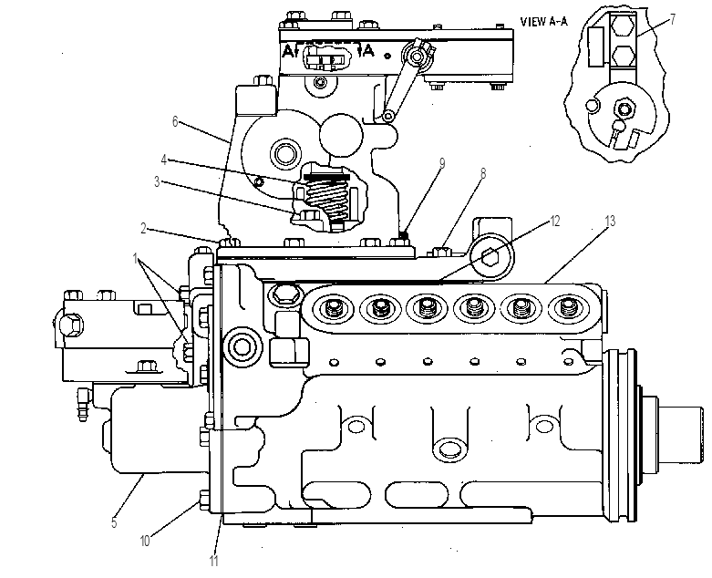 PUMP GP-GOV, FUEL INJ & TFR 1W7560 CAT