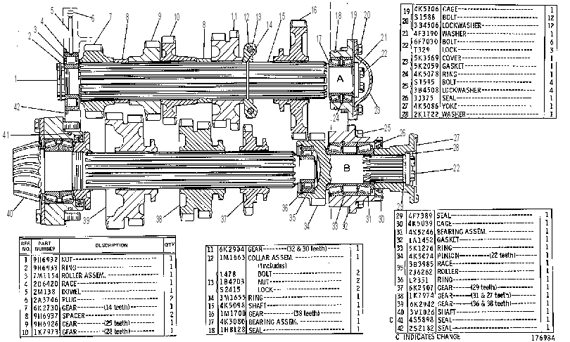 Трансмиссия 3V3121 CAT
