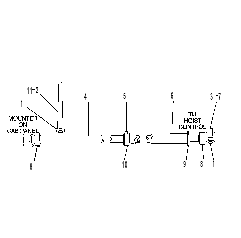 CONTROL GP-HOIST 9D4110 CAT