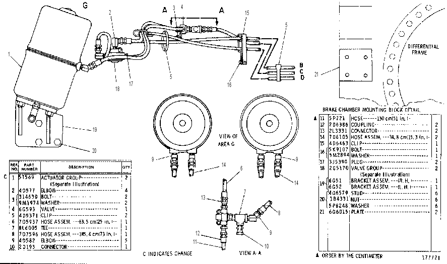 BRAKE CONTROL GROUP 6G6020 CAT