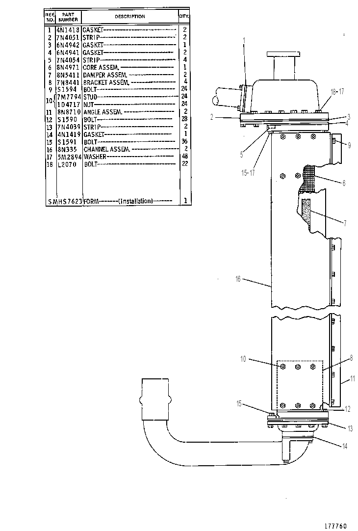 CONVERSION GP-RADIATOR 8N8709 CAT