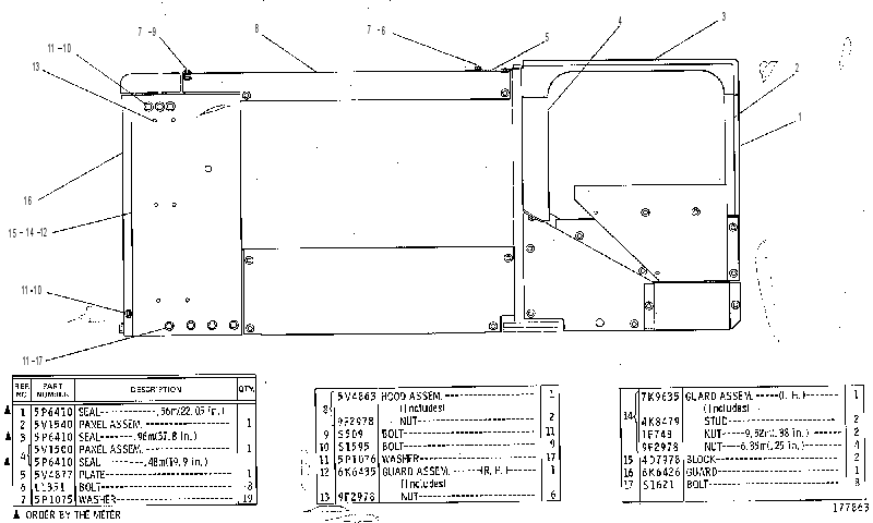 Капот с защитой 5V2960 CAT