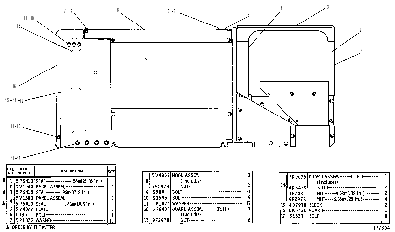 Капот с защитой 5V2961 CAT
