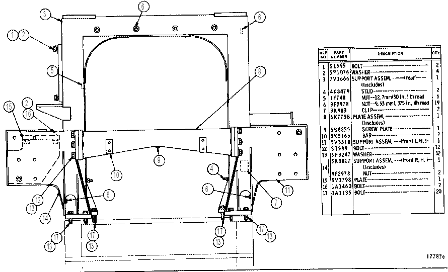 SUPPORT GP-PLATFORM 7V1655 CAT