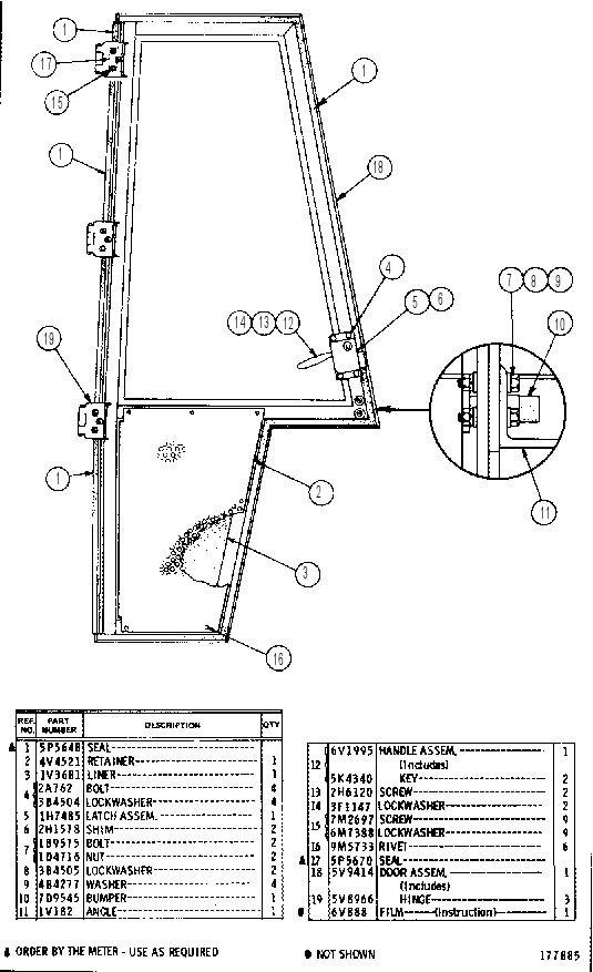 DOOR GROUP 5V9412 CAT
