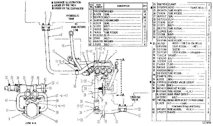 STEERING AR-SUPPLEMENTAL 7V2943 CAT
