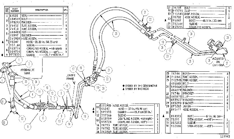 Трубопроводы передние 5V5204 CAT