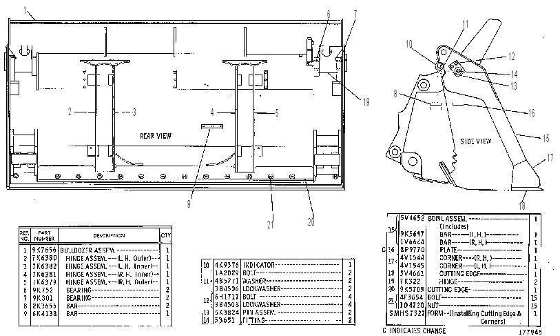 MULTI-PURPOSE BUCKET GROUP 5V4653 CAT