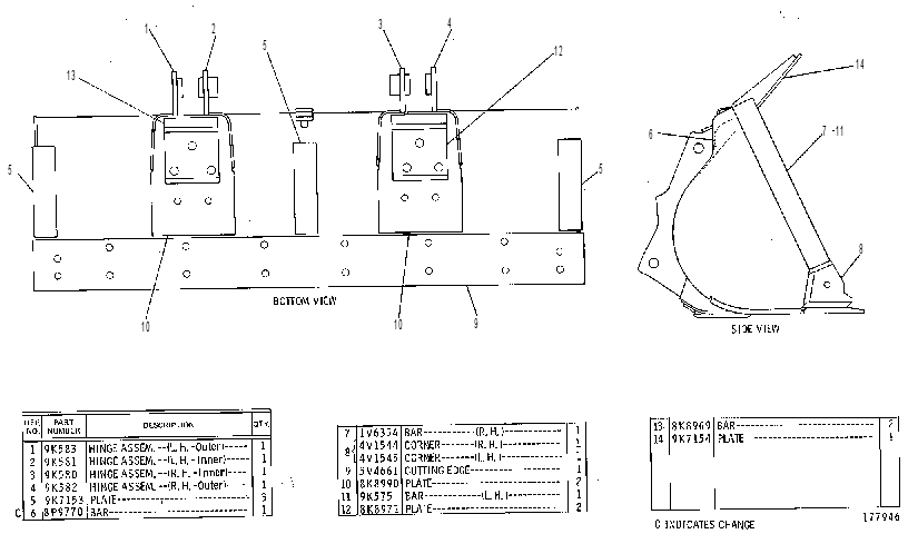 Ковш универсальный в сборе 5V4662 CAT