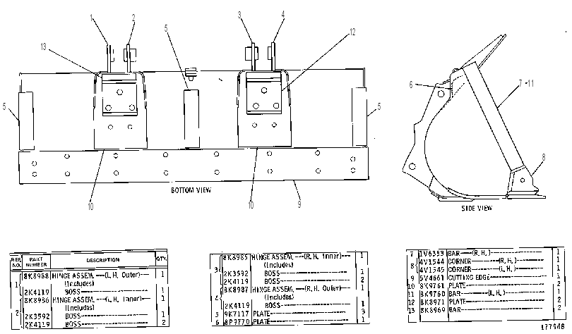 Ковш универсальный в сборе 5V4657 CAT