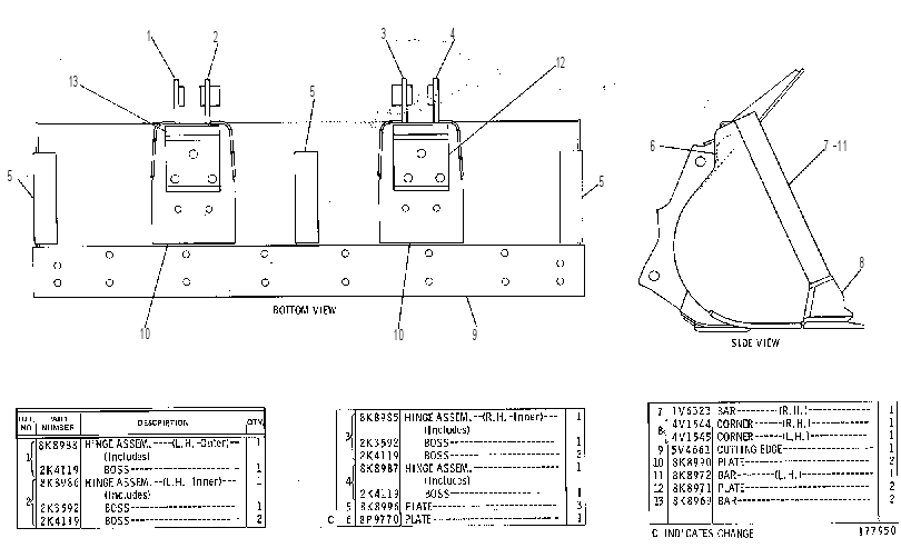 Ковш универсальный в сборе 5V4656 CAT