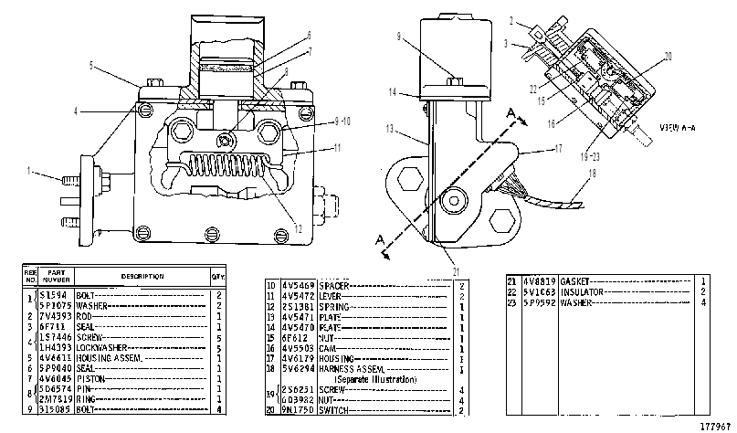 NEUTRALIZER GP-TRANSMISSION 7V8525 CAT
