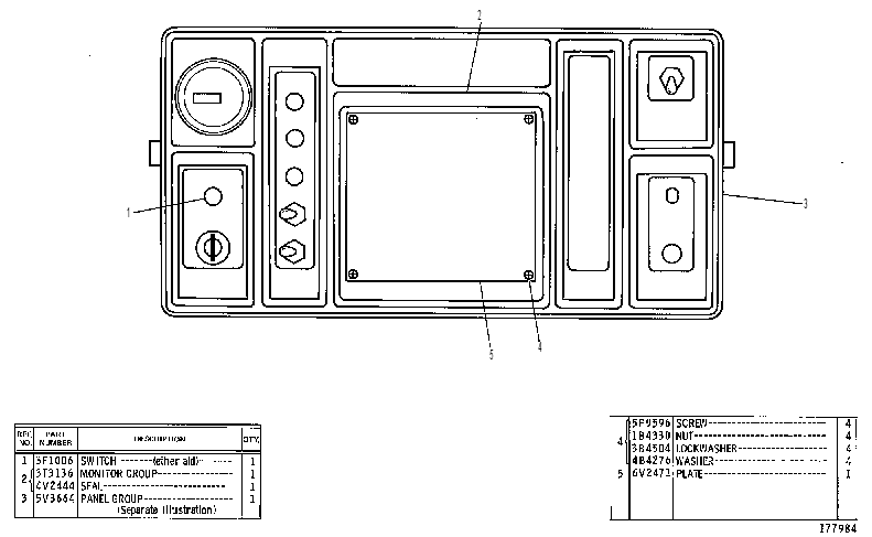 Панель приборов 8V0561 CAT