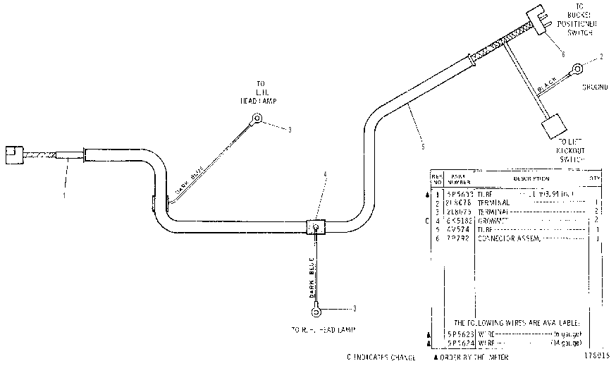 Жгут проводов 4V0665 CAT