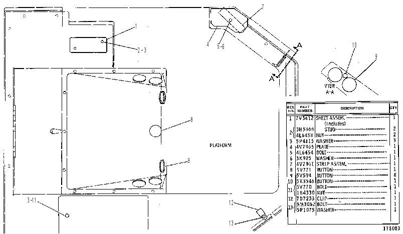 CONVERSION GP-NONCAB 7V3616 CAT