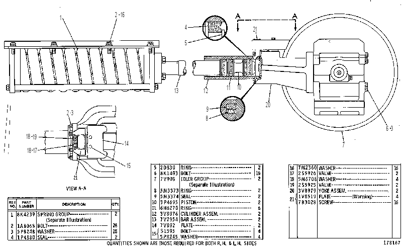 Направляющее колесо переднее 7V0921 CAT