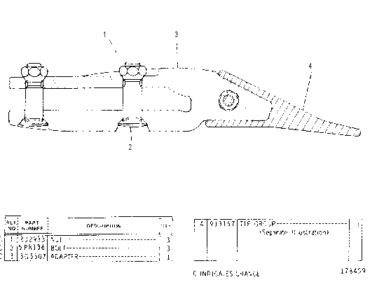 Зуб 9J2730 CAT