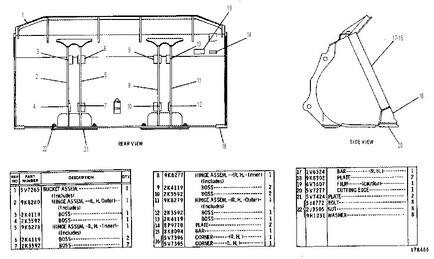 Ковш универсальный 5V7264 CAT