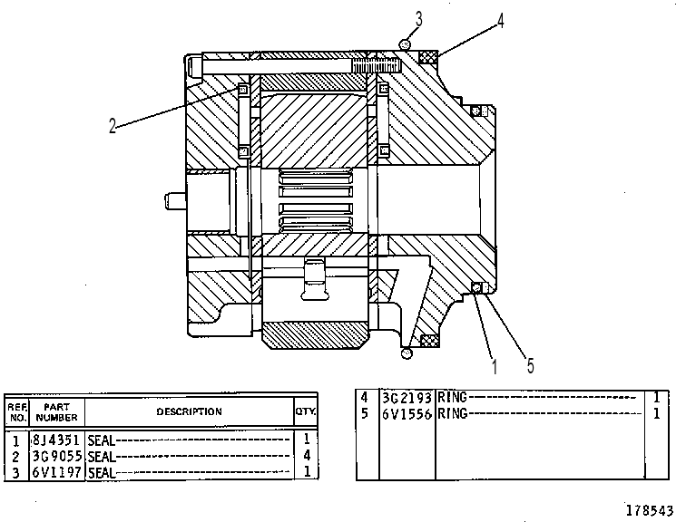 CARTRIDGE GP-VANE PUMP 3G7662 CAT