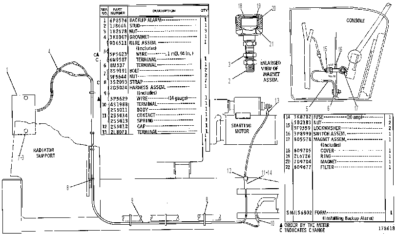 WARNING GP-BACK-UP 2G5100 CAT