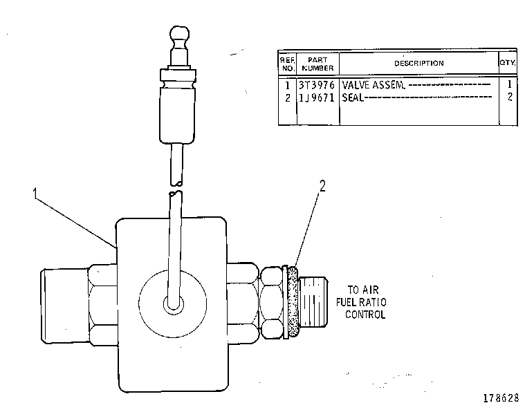 SOLENOID GP-FUEL RATIO CONTROL 1W5156 CAT