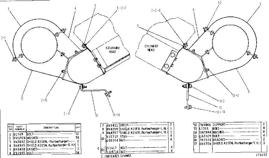 MANIFOLD SHIELD GROUP 8N4343 CAT