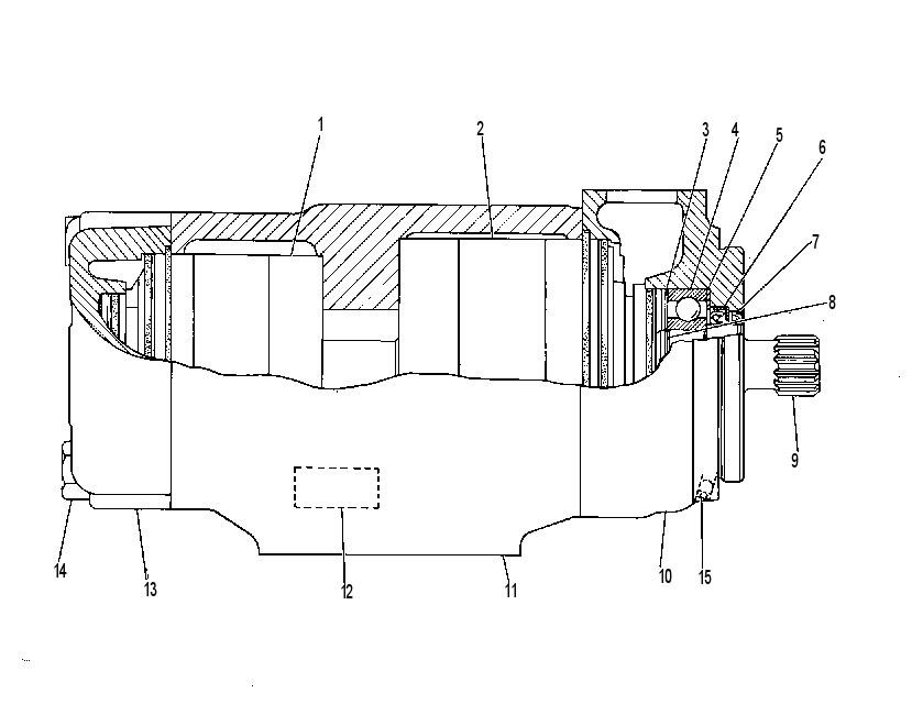 Насос пластинчатый 9J5075 CAT