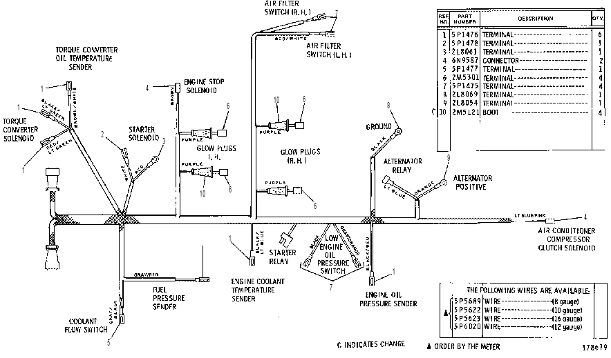 Жгут проводов 7V2156 CAT