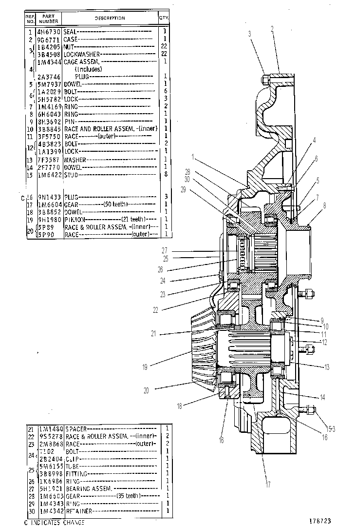 Раздаточная передача 9G6773 CAT